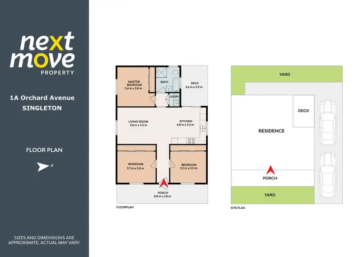 Floorplan of Homely house listing, 1A Orchard Avenue, Singleton NSW 2330