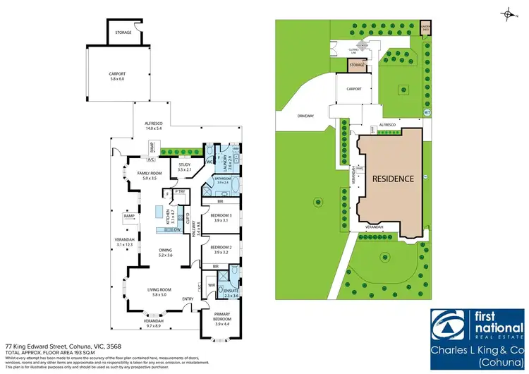 Floorplan of Homely house listing, 77 King Edward Street, Cohuna VIC 3568