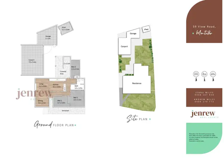 Floorplan of Homely house listing, 59 View Road, Montello TAS 7320