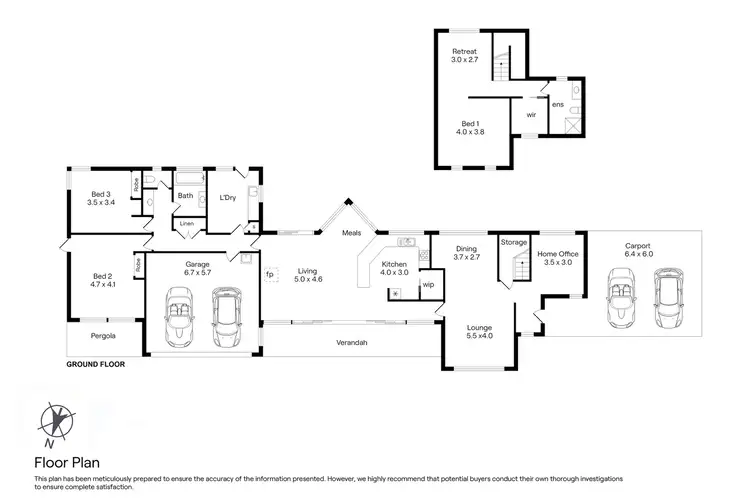 Floorplan of Homely house listing, 19 Clarke Street, Mount Macedon VIC 3441