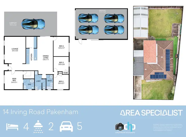Floorplan of Homely house listing, 14 Irving Road, Pakenham VIC 3810