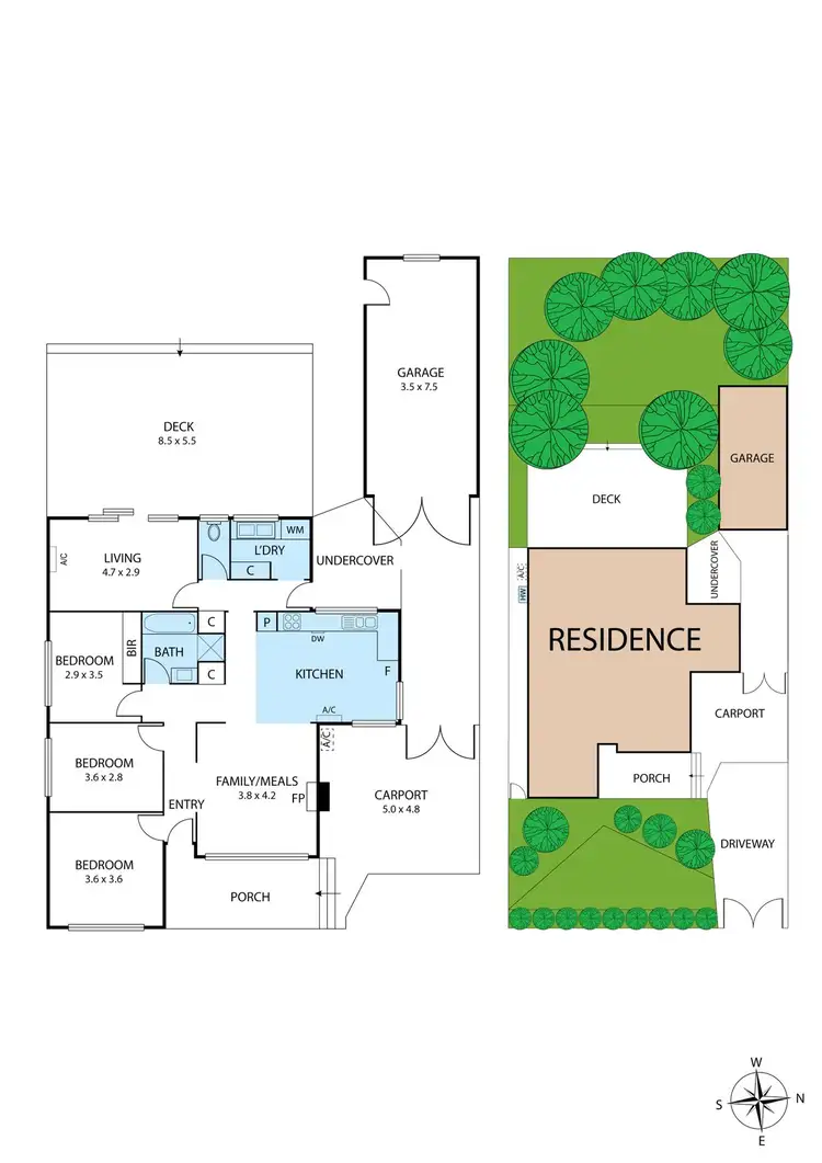Floorplan of Homely house listing, 47 Seventh Avenue, Altona North VIC 3025