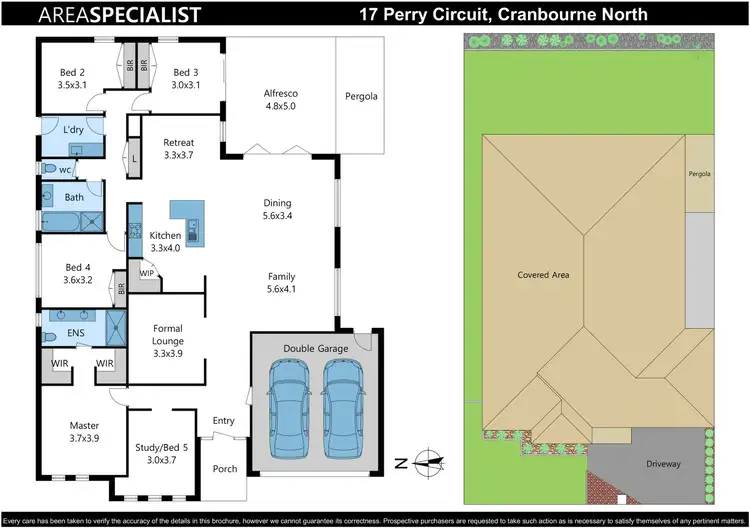 Floorplan of Homely house listing, 17 Perry Circuit, Cranbourne North VIC 3977