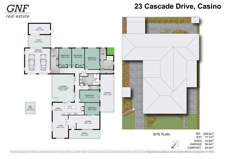 Floorplan of Homely house listing, 23 Cascade Drive, Casino NSW 2470