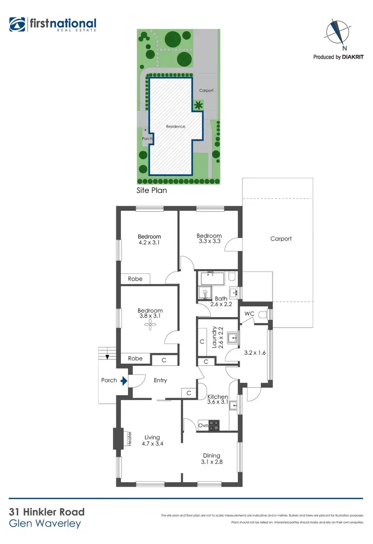 Floorplan of Homely unit listing, 31 Hinkler Road, Glen Waverley VIC 3150