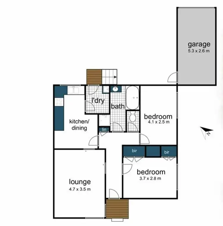 Floorplan of Homely unit listing, 9/278 Stony Point Road, Crib Point VIC 3919