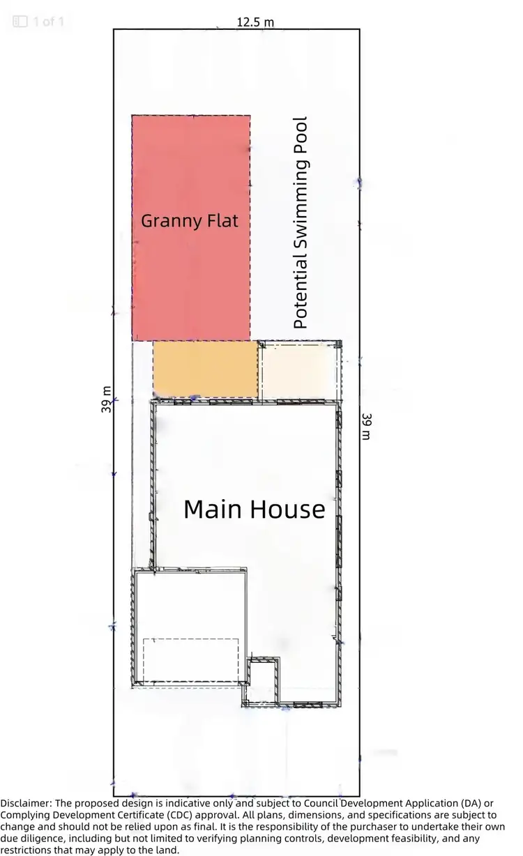 Floorplan of Homely land listing, 21 Basalt Street, Gables NSW 2765