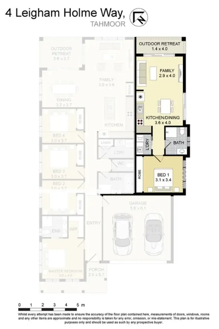 Floorplan of Homely house listing, 4A Leigham Holme Way, Tahmoor NSW 2573