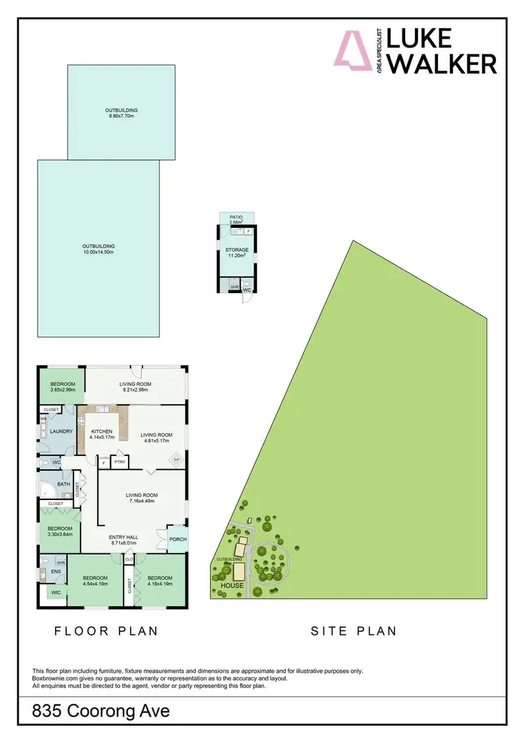 Floorplan of Homely house listing, 835 Coorong Avenue, Red Cliffs VIC 3496