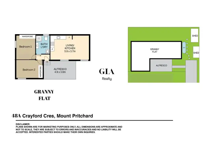 Floorplan of Homely house listing, 48A Crayford Crescent, Mount Pritchard NSW 2170
