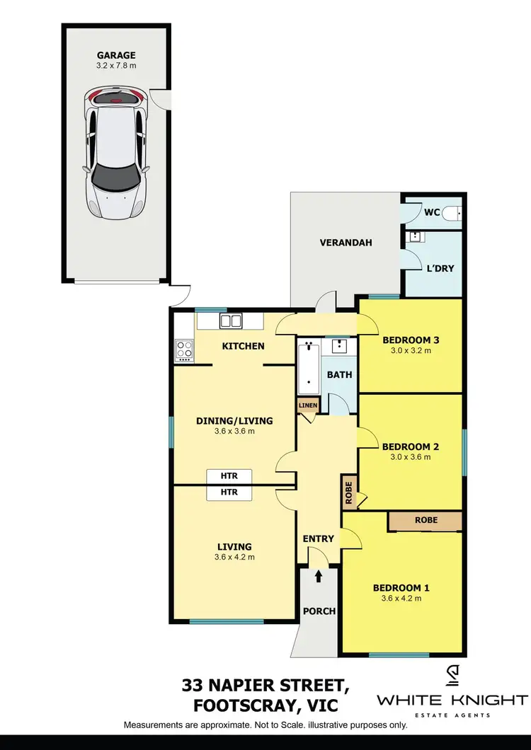 Floorplan of Homely house listing, 33 Napier Street, Footscray VIC 3011