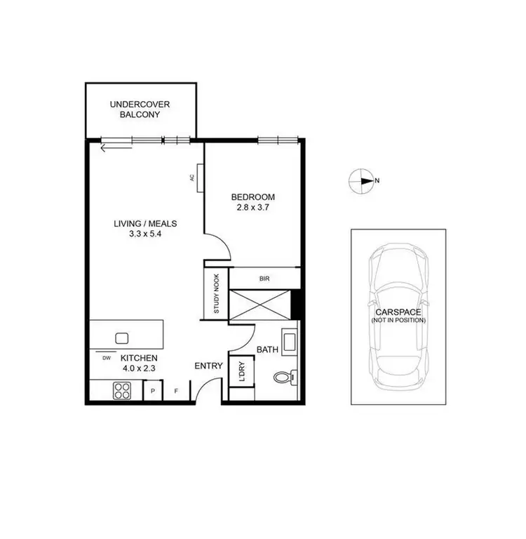 Floorplan of Homely apartment listing, 305/22 Barkly Street, Brunswick East VIC 3057