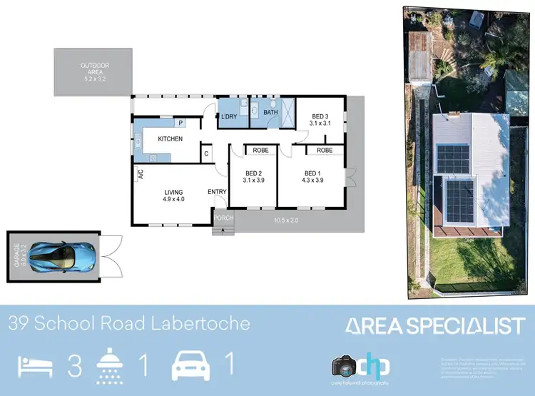 Floorplan of Homely house listing, 39 School Road, Labertouche VIC 3816