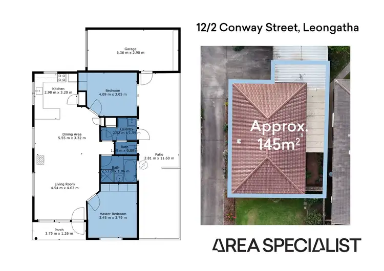 Floorplan of Homely unit listing, 12/2 Conway Street, Leongatha VIC 3953