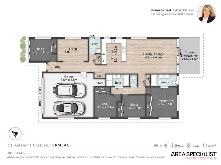 Floorplan of Homely house listing, 11 Katandra Crescent, Ormeau QLD 4208