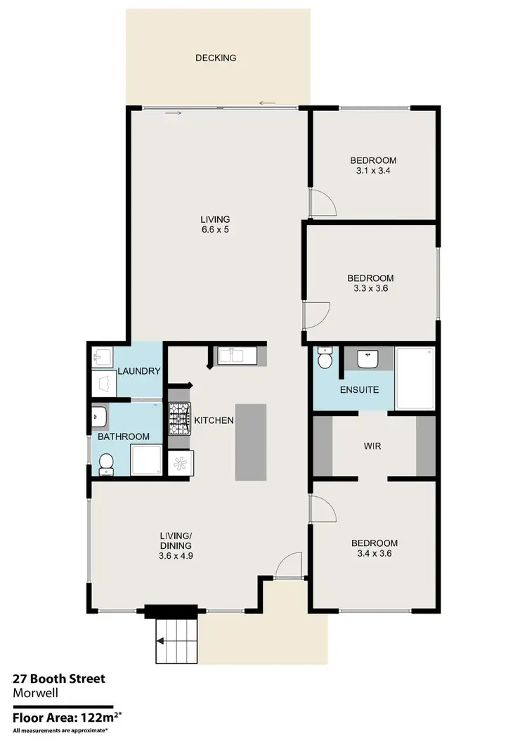 Floorplan of Homely house listing, 27 Booth Street, Morwell VIC 3840