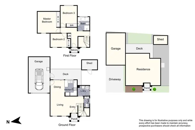 Floorplan of Homely townhouse listing, 3/221 Clarke Road, Springvale South VIC 3172
