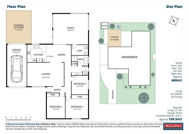 Floorplan of Homely house listing, 8 Kinsey Crescent, Chittaway Bay NSW 2261