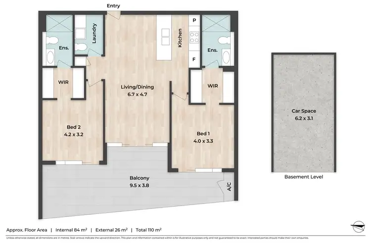 Floorplan of Homely apartment listing, 11/2 Laurence Street, St Lucia QLD 4067