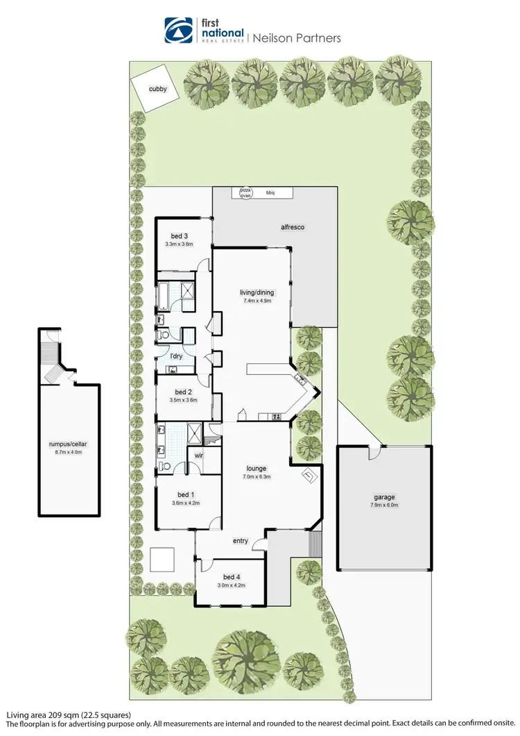 Floorplan of Homely house listing, 6 Fyffe Street, Berwick VIC 3806