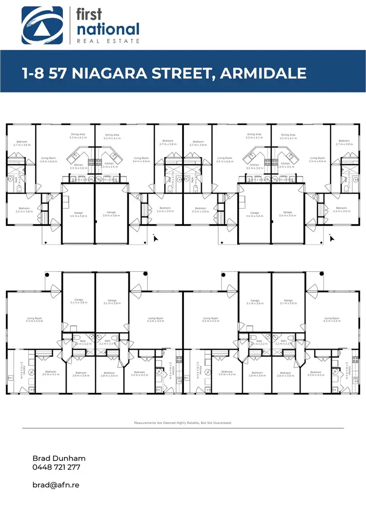 Floorplan of Homely block of units listing, 1-8/57 Niagara Street, Armidale NSW 2350