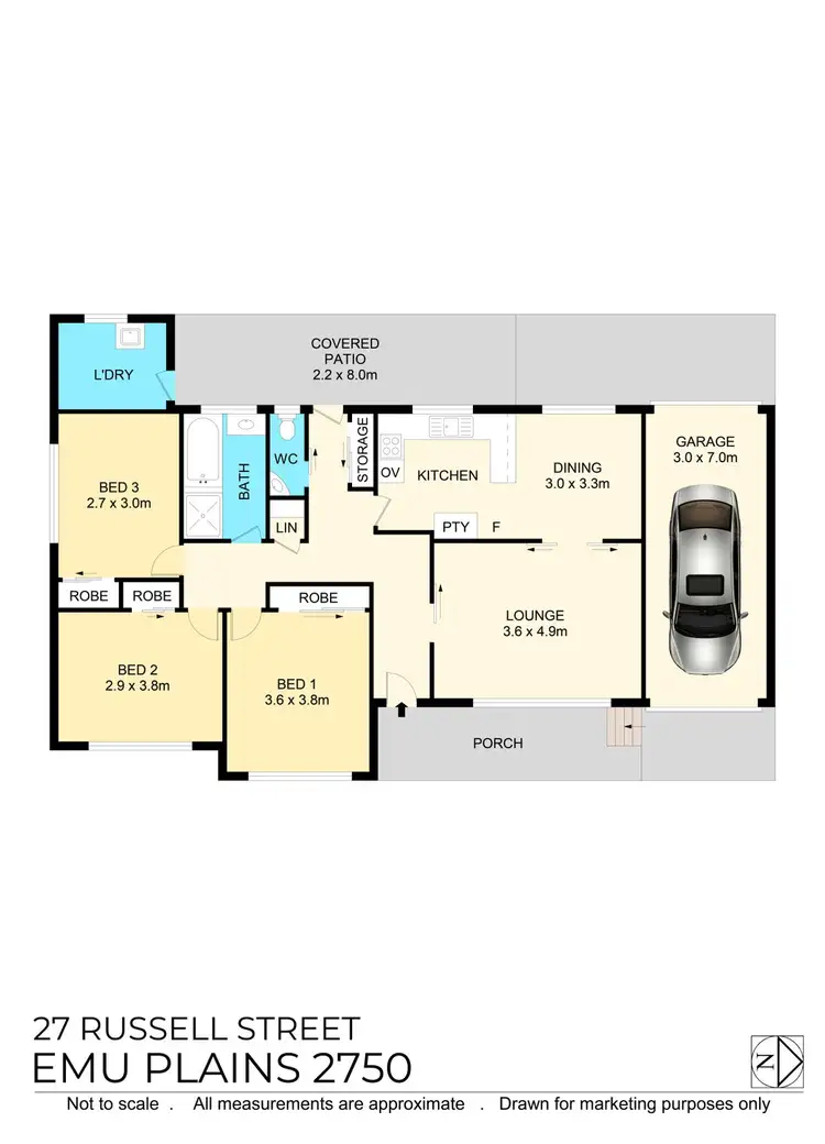 Floorplan of Homely house listing, 27 RUSSELL STREET, Emu Plains NSW 2750
