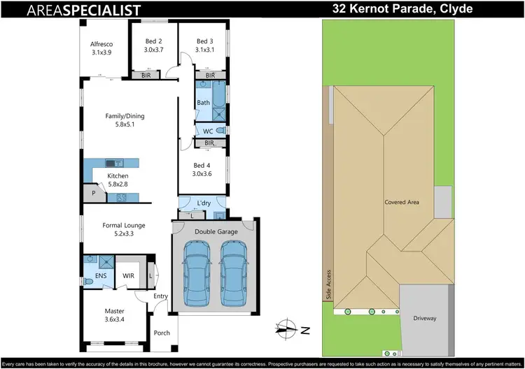 Floorplan of Homely house listing, 32 Kernot Parade, Clyde VIC 3978