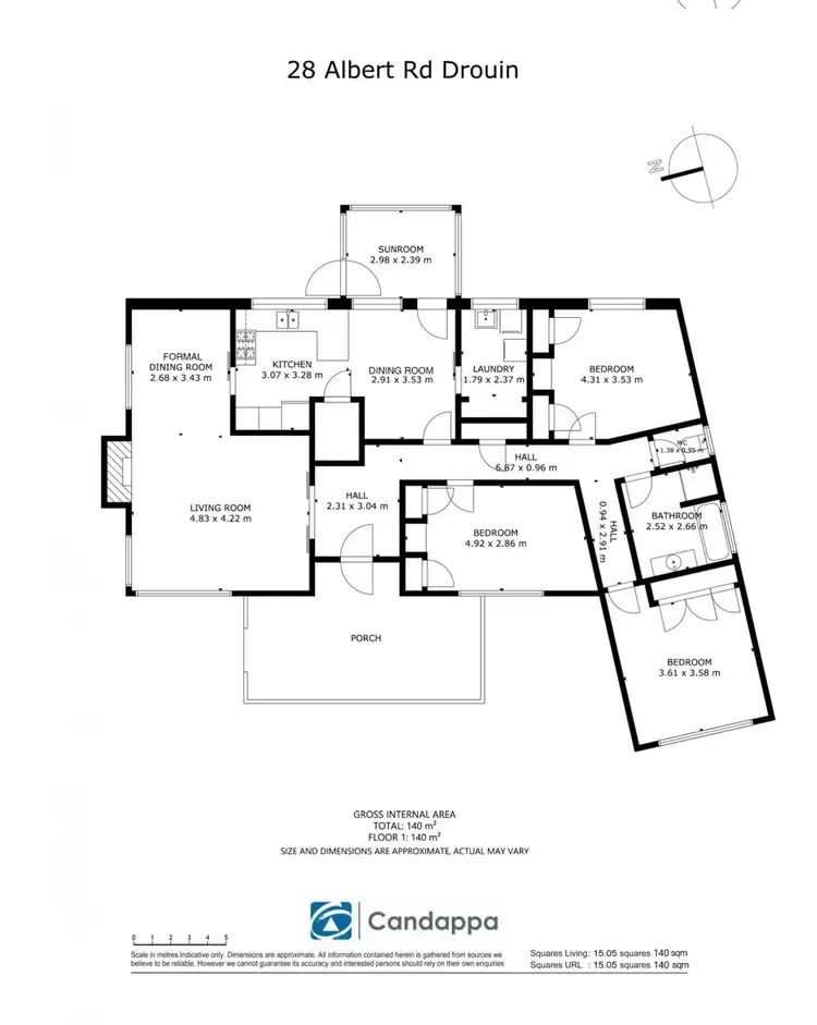 Floorplan of Homely house listing, 28 Albert Road, Drouin VIC 3818