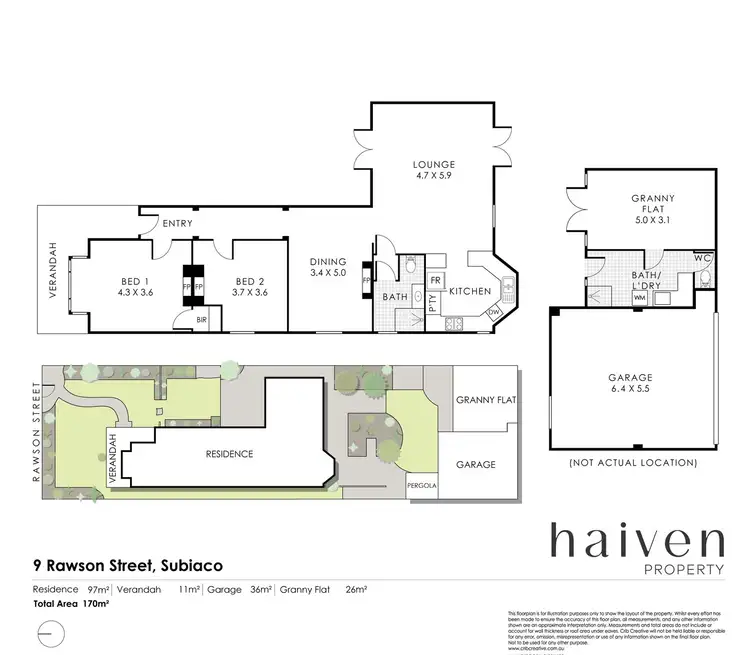 Floorplan of Homely house listing, 9 Rawson Street, Subiaco WA 6008