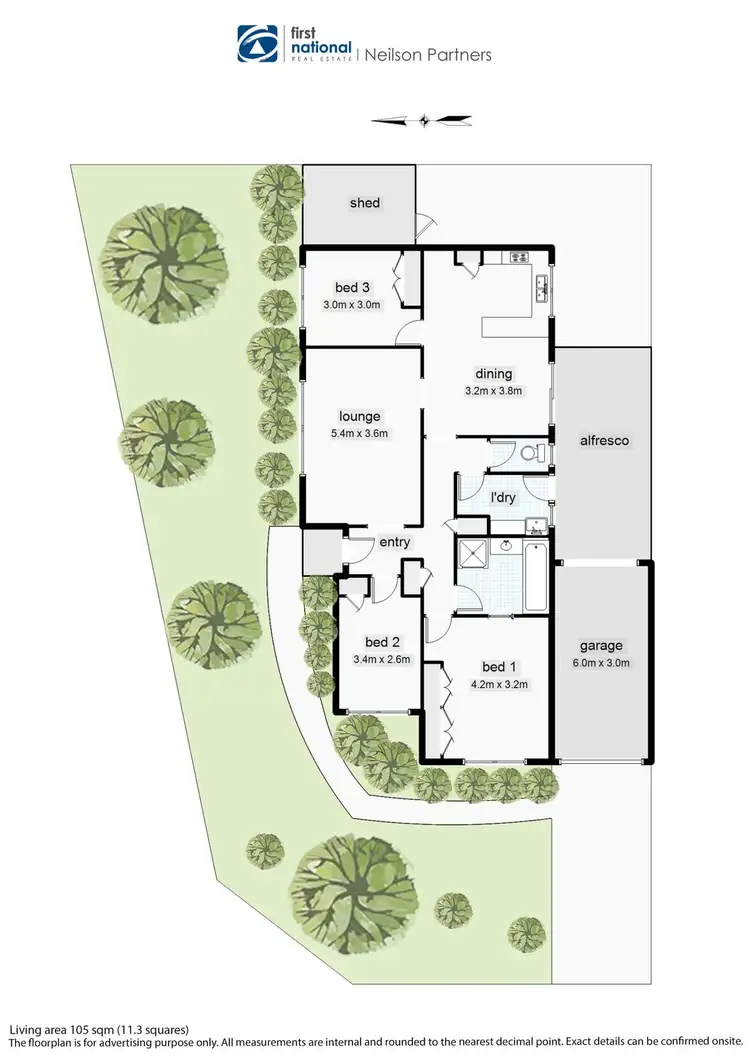 Floorplan of Homely unit listing, 1/12 Bertrand Close, Berwick VIC 3806