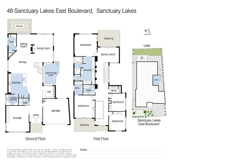 Floorplan of Homely house listing, 48 Sanctuary Lakes East Boulevard, Sanctuary Lakes VIC 3030