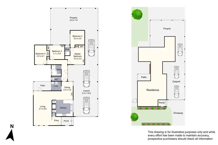 Floorplan of Homely house listing, 97 Darren Road, Keysborough VIC 3173