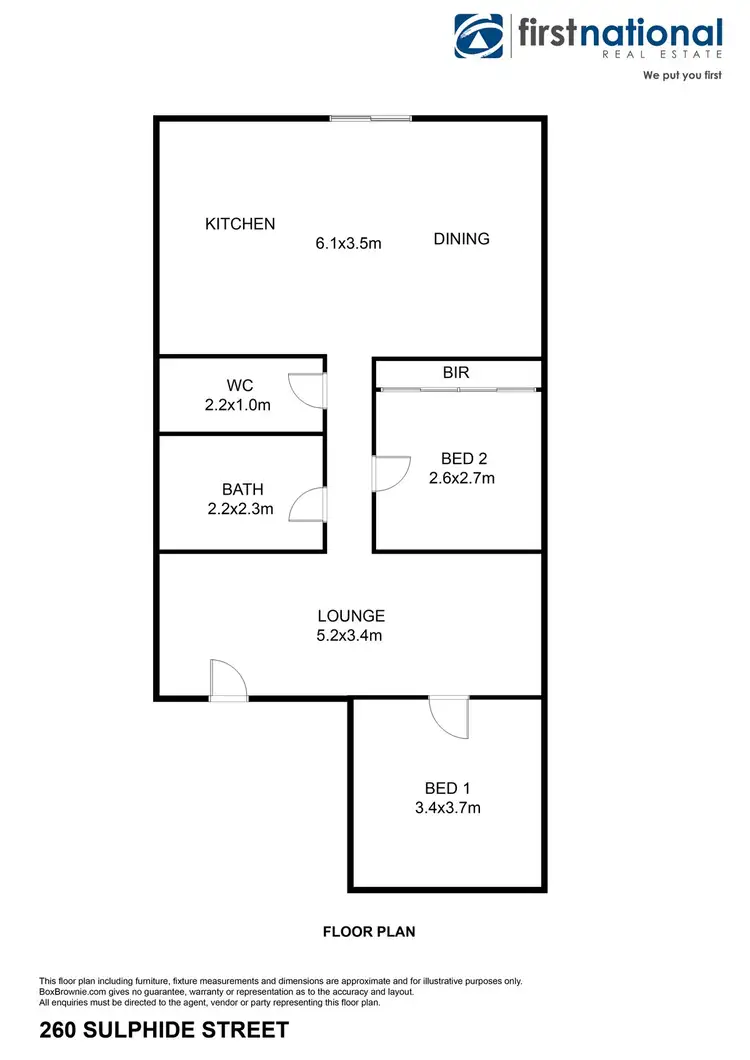 Floorplan of Homely house listing, 260 Sulphide Street, Broken Hill NSW 2880