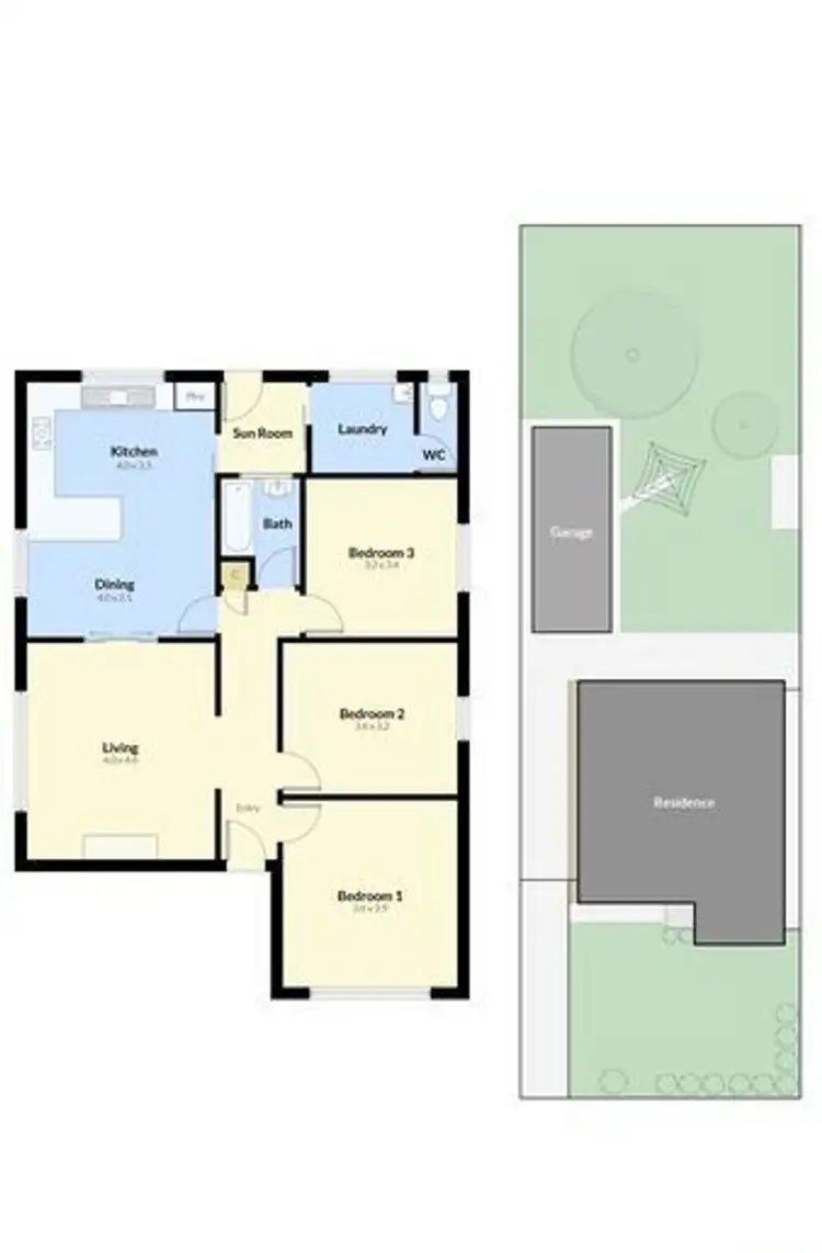 Floorplan of Homely house listing, 16 Rhodes Street, Springvale VIC 3171