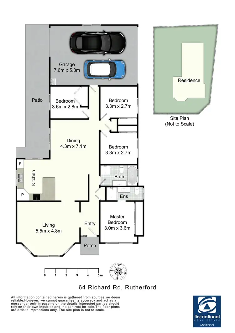 Floorplan of Homely house listing, 64 Richard Road, Rutherford NSW 2320
