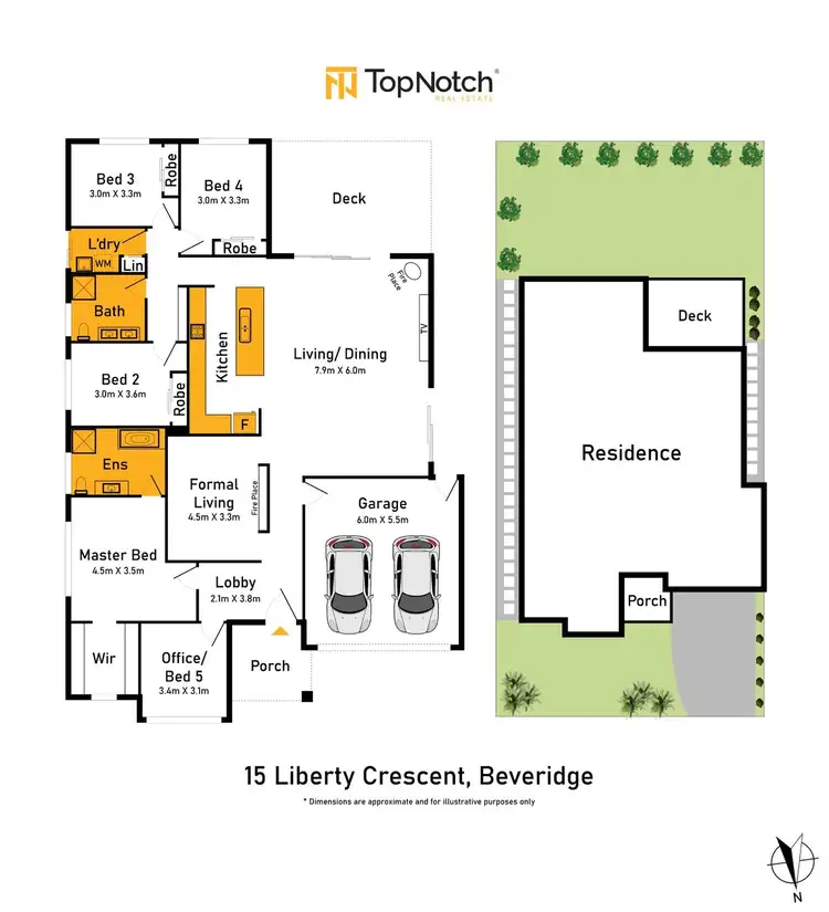 Floorplan of Homely house listing, 15 Liberty Crescent, Beveridge VIC 3753