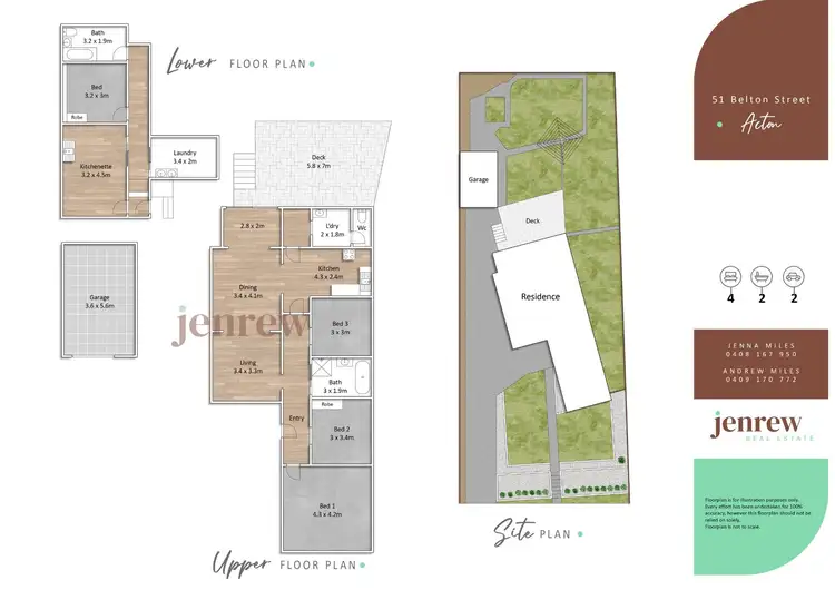 Floorplan of Homely house listing, 51 Belton Street, Acton TAS 7320