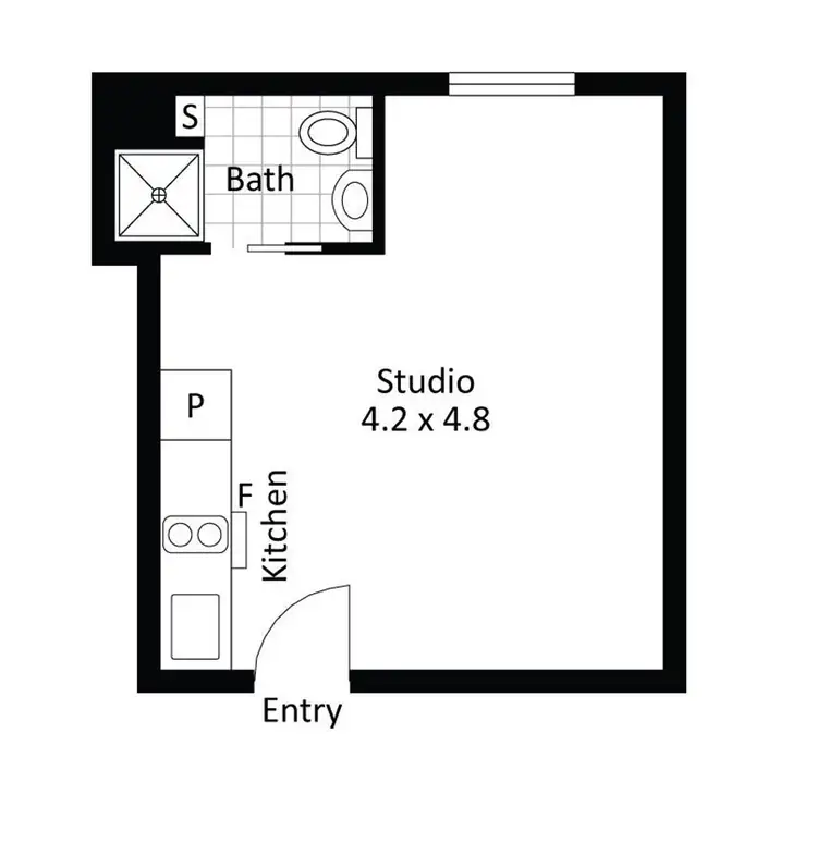 Floorplan of Homely apartment listing, 212/2 Eastern Place, Hawthorn East VIC 3123