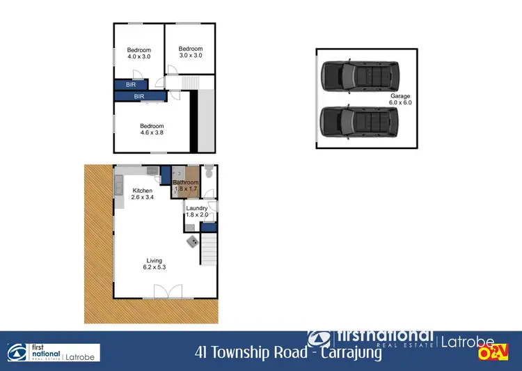 Floorplan of Homely house listing, 41 Township Road, Carrajung VIC 3844