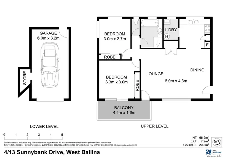Floorplan of Homely unit listing, 4/13 Sunnybank Drive, West Ballina NSW 2478