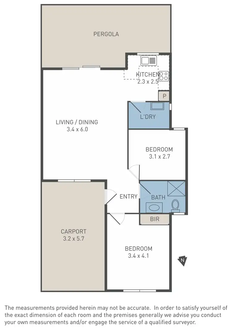 Floorplan of Homely unit listing, 5A Kimberley Road, Werribee VIC 3030