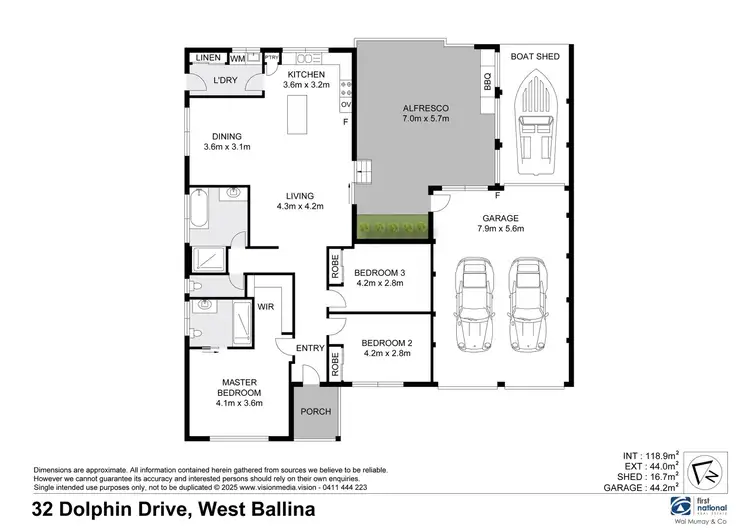 Floorplan of Homely house listing, 32 Dolphin Drive, West Ballina NSW 2478
