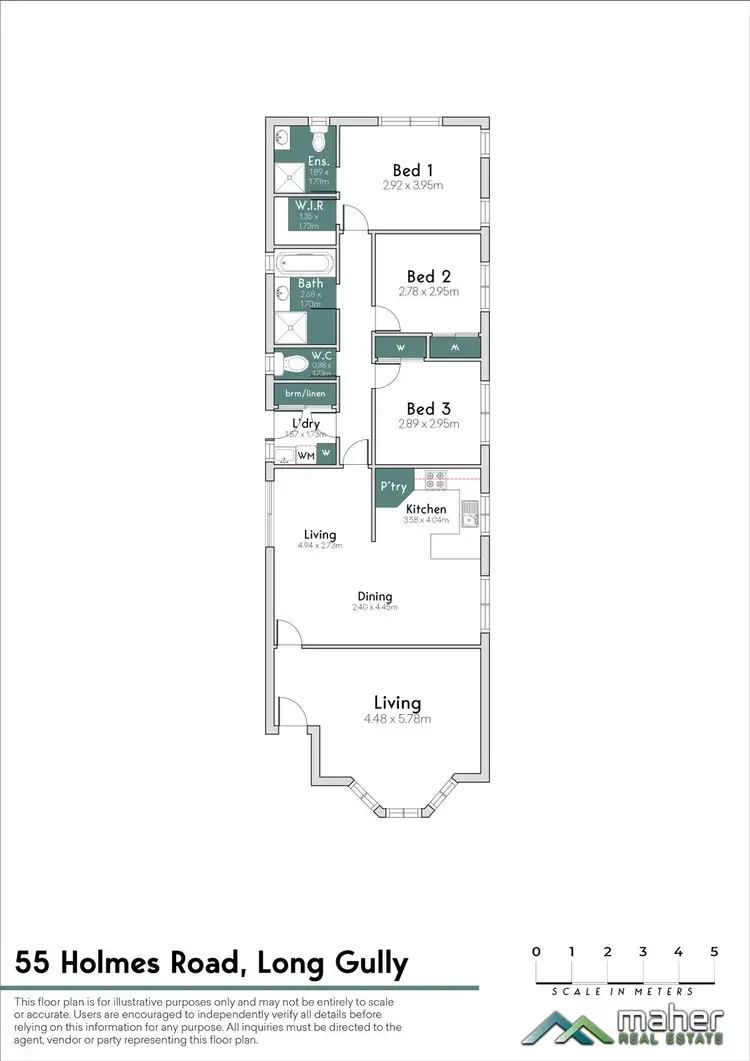 Floorplan of Homely house listing, 55 Holmes Road, Long Gully VIC 3550