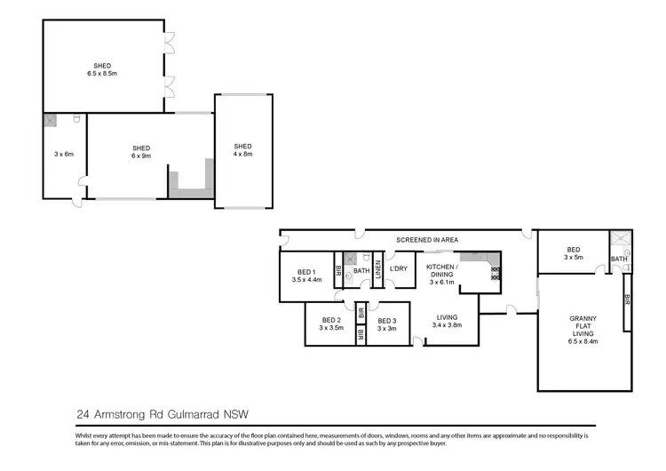Floorplan of Homely house listing, 24 Armstrong Road, Gulmarrad NSW 2463