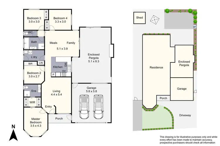 Floorplan of Homely house listing, 39 Carboni Crescent, Lynbrook VIC 3975