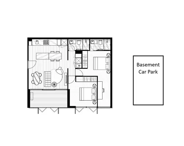 Floorplan of Homely apartment listing, G4/K6 High Street, Windsor VIC 3181