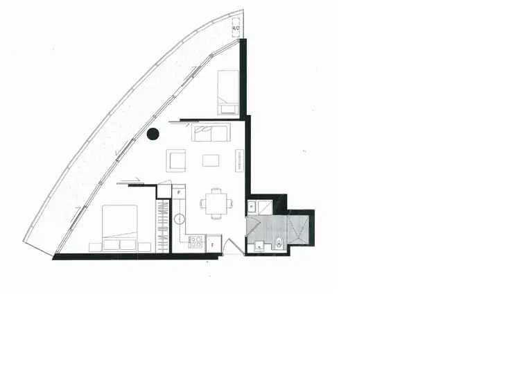 Floorplan of Homely apartment listing, 1701/231 Harbour Esplanade, Docklands VIC 3008