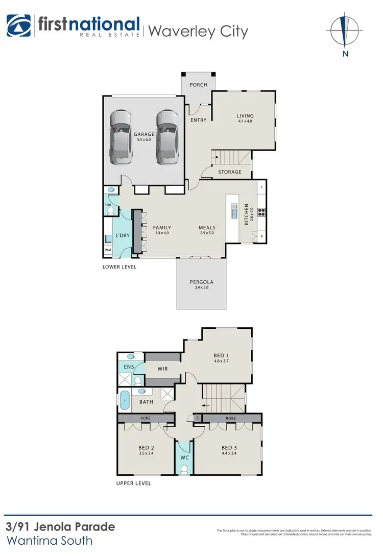 Floorplan of Homely townhouse listing, 3/91 Jenola Parade, Wantirna South VIC 3152