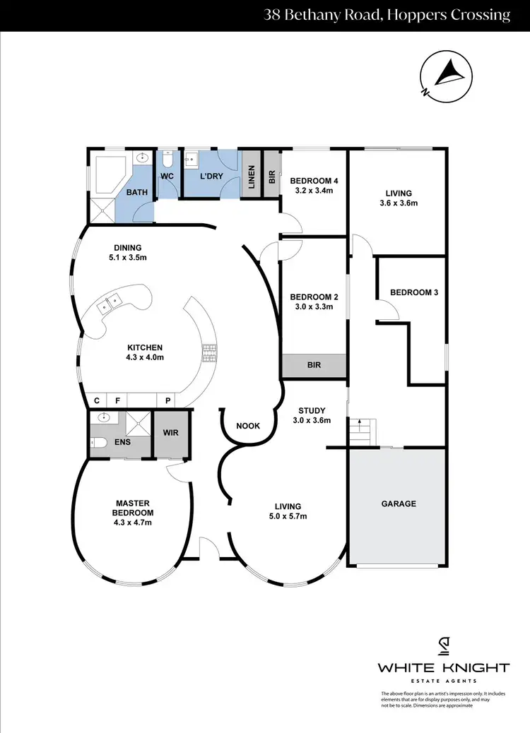Floorplan of Homely house listing, 38 Bethany Road, Hoppers Crossing VIC 3029