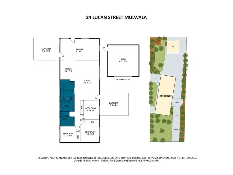 Floorplan of Homely house listing, 124 Lucan Street, Mulwala NSW 2647
